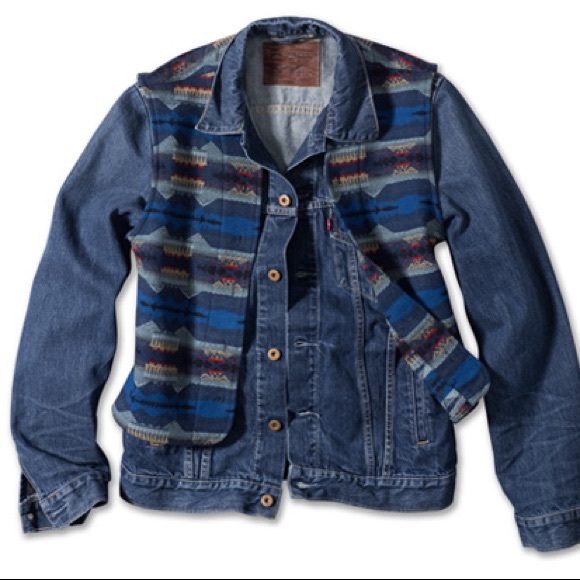 Levi's Other - Levis’s x Pendleton Denim Trucker Jacket Rare